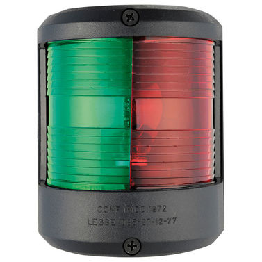 Utility 78 svart 12 V/rød-grønn lanterne