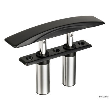 Ghost II dold knap 160 mm svart