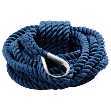 Fortøyningstau blått 24 mm x 15 m