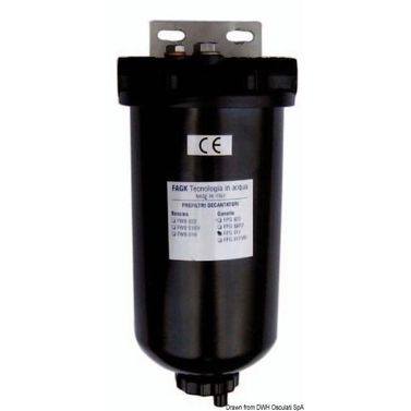 Rensende forfilter 3/8" 150 micron