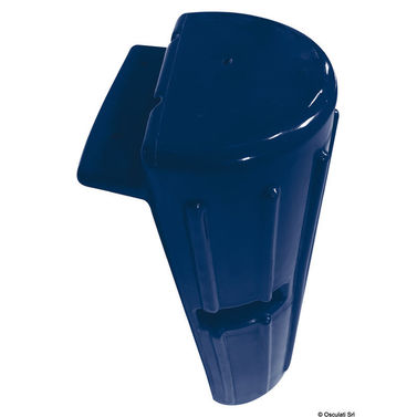 PVC pystysuora laituri- ja paalufenderi sininen 39 cm