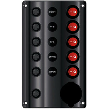 Wave elektrisk kontrollpanel 5 + cigarettändaruttag
