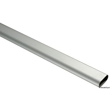 Polert anodisert ovalt rør 40x20 mm