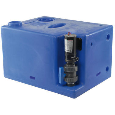 Septiktank med maceratorpump 12 V 112 l