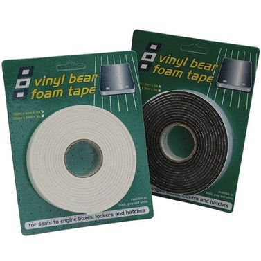 PSP Vinyl Foam tape m/klæb 25x3mm 3m Sort