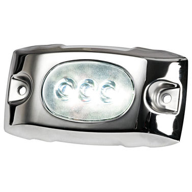 Vedenalainen LED-valo 12/24V sininen + AISI316 suojus