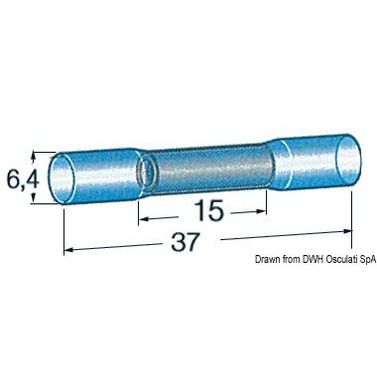 Forisolert skjøtehylse 1-2,5 mm²