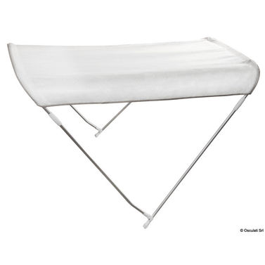 2-bøjlers bimini-top marineblå 150/160 cm