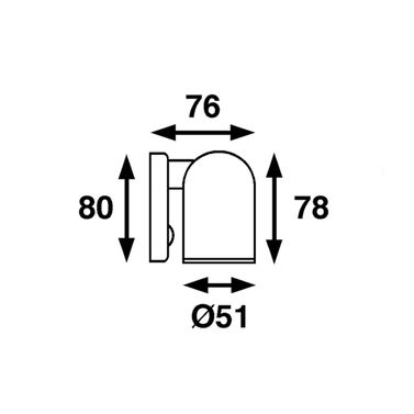 Tube LED Lampe MR11, Hvid