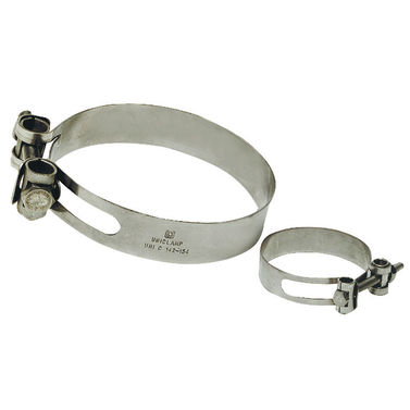 Kraftig slangklämma AISI 316 142/154 mm
