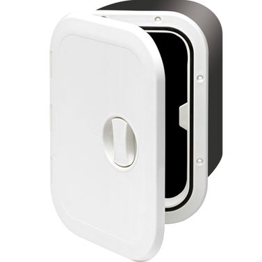 Inbyggnadsbox med lucka