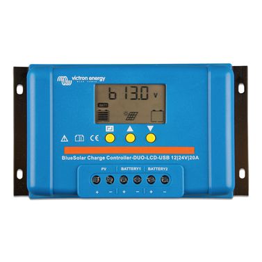 Victron BlueSolar PWM 12/24 V - 20 A solcelleregulator