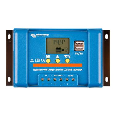 Victron Bluesolar Solcellsregulator pwm-lcd & usb 12/24v 10