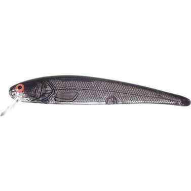 14 Long A Wobler 9 cm #6 Silver Flash Black Back