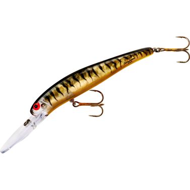 25 Deep Long A Dybdegående Wobler 12 cm Gold Prism Black Orange