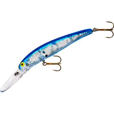 25 Deep Long A Djupgående Wobbler 12 cm Silver Prism Blue Back