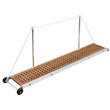 Kiinteä käyntisilta teakritilällä 210 cm