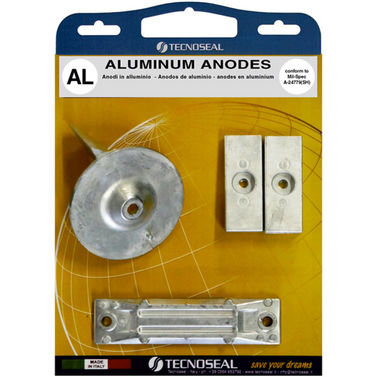 Alu anode kit til honda 40hk & 50hk