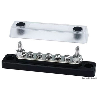 Heavy-Duty virtakisko Techno liitinrima 2x5