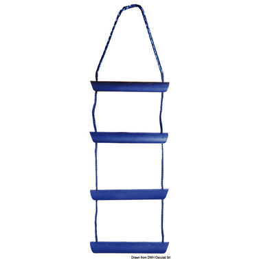 Blå tovstige i nylon, 4 trin i polykarbonat
