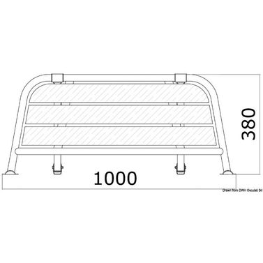 Agterplatform 1000 mm