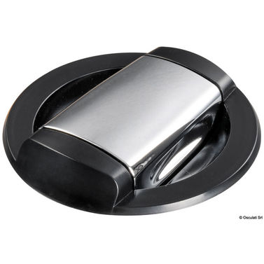Saturn dusch med horisontell blandare svart