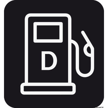 Varoitustarra dieseltäyttöön (10 kpl)