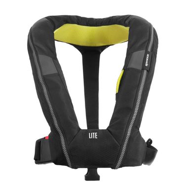 Spinlock Deckvest Lite 170N Uppblåsbar Flytväst Svart