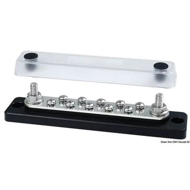 Heavy-Duty virtakisko Techno sähköliitin 2x6 (10x4)
