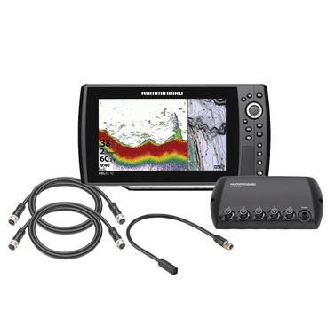 One-Boat Network laajennuspaketti Humminbird Helix 10 G4N Chirp MDI+ GPS