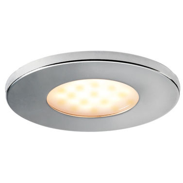 Aruba rund LED-loftlampe til reduceret indbygningsdybde