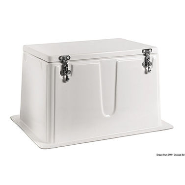 Tankkappe hvid VTR 59x43x37h cm