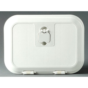 Hvidt stuverum med låg 280 x 180 mm A-front