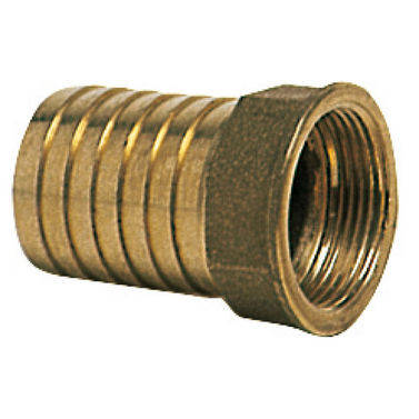 Slangeadapter i støpt messing med innvendig gjenge 1"1/2 x 50 mm