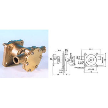 Ancor Impellerpumpe for Motor ST123