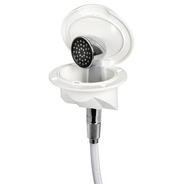 Nuvola dæksbruser med Keji-bruserhoved, PVC-slange 4 m