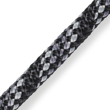 D2 Club Dyneema Line Ø12 mm Metervare Svart