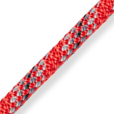 D2 Club Dyneema Reb Ø12 mm Metervare Rød