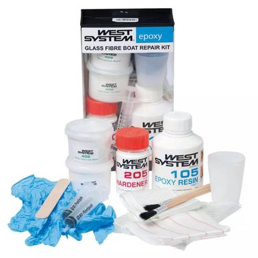 West System 105-k Glasfiber Repair Kit 300g