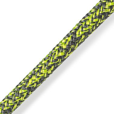 D2 Grand Prix Dyneema-köysi Metritavara 8mm Musta/Vihreä