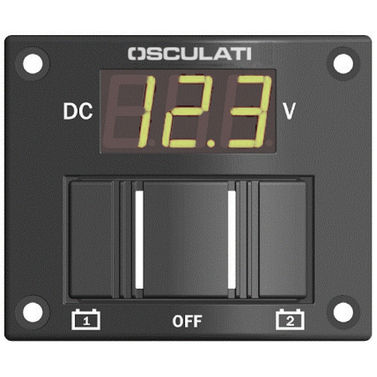 2-batteripanel med digital tester IP56