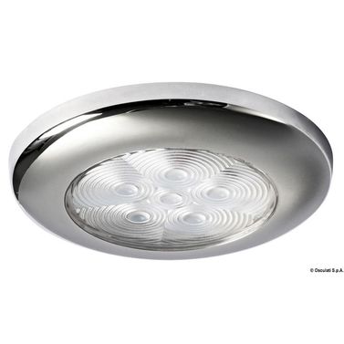 Vit LED-taklampa utan infällnad