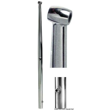 Mantågsstötta AISI 316 740 mm