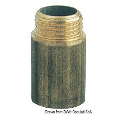 Messinkijatke ulko-/sisäkierre 1" x 20 mm