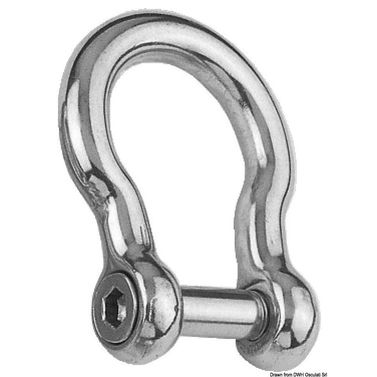 Buesjakkel AISI 316 14 mm