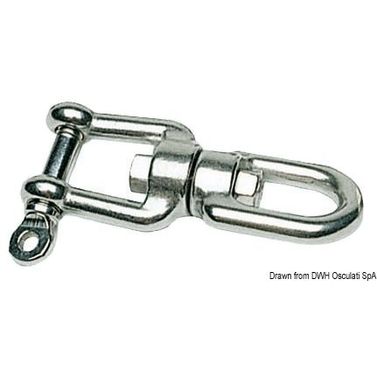 Ögla/schackelsvirvel AISI 316 13 mm
