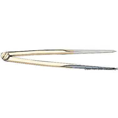 Harppi peilikiillotettua messinkiä, pitkä 177 mm