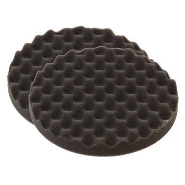 1852 Vaxrondell våfflad, svart 2-pack