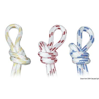 Dyneema-fläta blå 4 mm