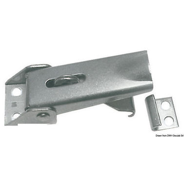 SS justerbar spændelås 70x25 mm